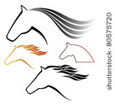 horse symbol vector