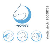 horse symbol vector