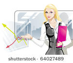 attractive business woman with...
