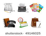 journalist and press icons ...