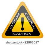 vector caution sign  eps10...
