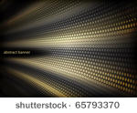 glowing abstract banner