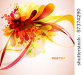 abstraction yellow background