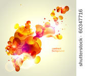abstraction yellow background