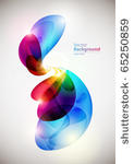 abstract colorful forms