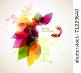 floral  abstract background.