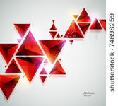 abstract red 3d background