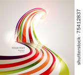 abstract vector line