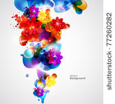 modern floral  background.
