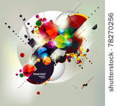background of geometric shapes.