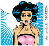 pop art comic 1 love vector...