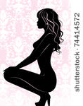 sexy girl silhouette