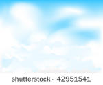 beautiful meshes clouds on the...