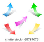different multi colored paper...