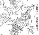 monochrome seamless pattern