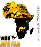 wild africa poster background ...