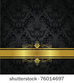 luxury charcoal and gold gothic ...