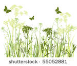 background with green grass ...
