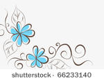 beautiful floral vector...