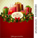 christmas background  vector...