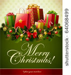 christmas background  vector...