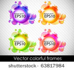 abstract colorful banner ...