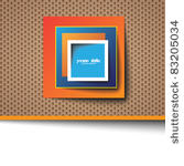 square abstract template   logo