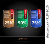 vector set of colored banners...