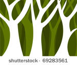 abstract forest full of trees....