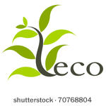 environmental eco icon or logo...
