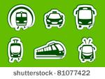 stickers with municipal...