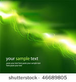 green energy jet. vector...