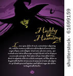 halloween illustration of a...