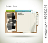 website design template  folder ...