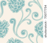 vintage flower seamless pattern