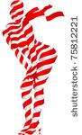 abstract woman body