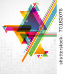 abstract geometric shapes with...