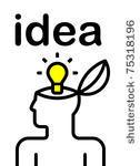 illustration of idea bulb in...