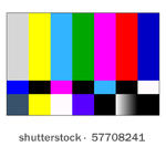 ntsc tv pattern signal for test ...