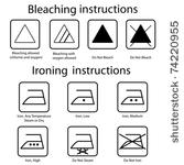 bleaching and ironing...