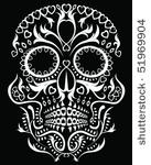 day of the dead skull