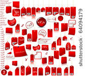 price tag set vector isolated...