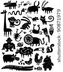 icon animal set