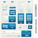 vector website forms