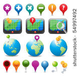 gps navigation icons