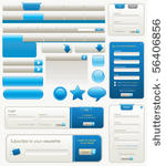 vector website design elements