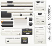 website design black elements