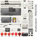 vector web design elements