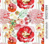 seamless pattern with red...