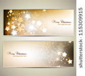 set of elegant christmas...